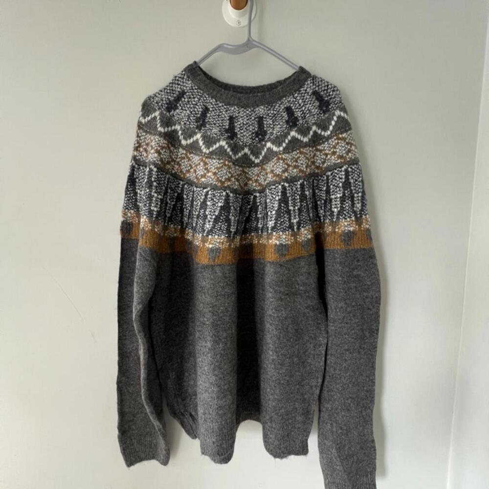 Marks and Spencer x SLMan Christmas Fair Isle Crew Neck Jumper – Size XL